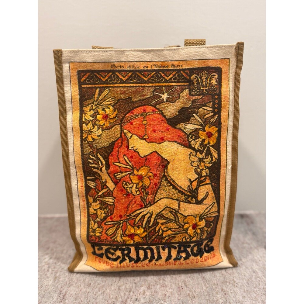 Express Art Nouveau Alphonse Mucha Tapestry Tote Bag - L’Ermitage Canvas